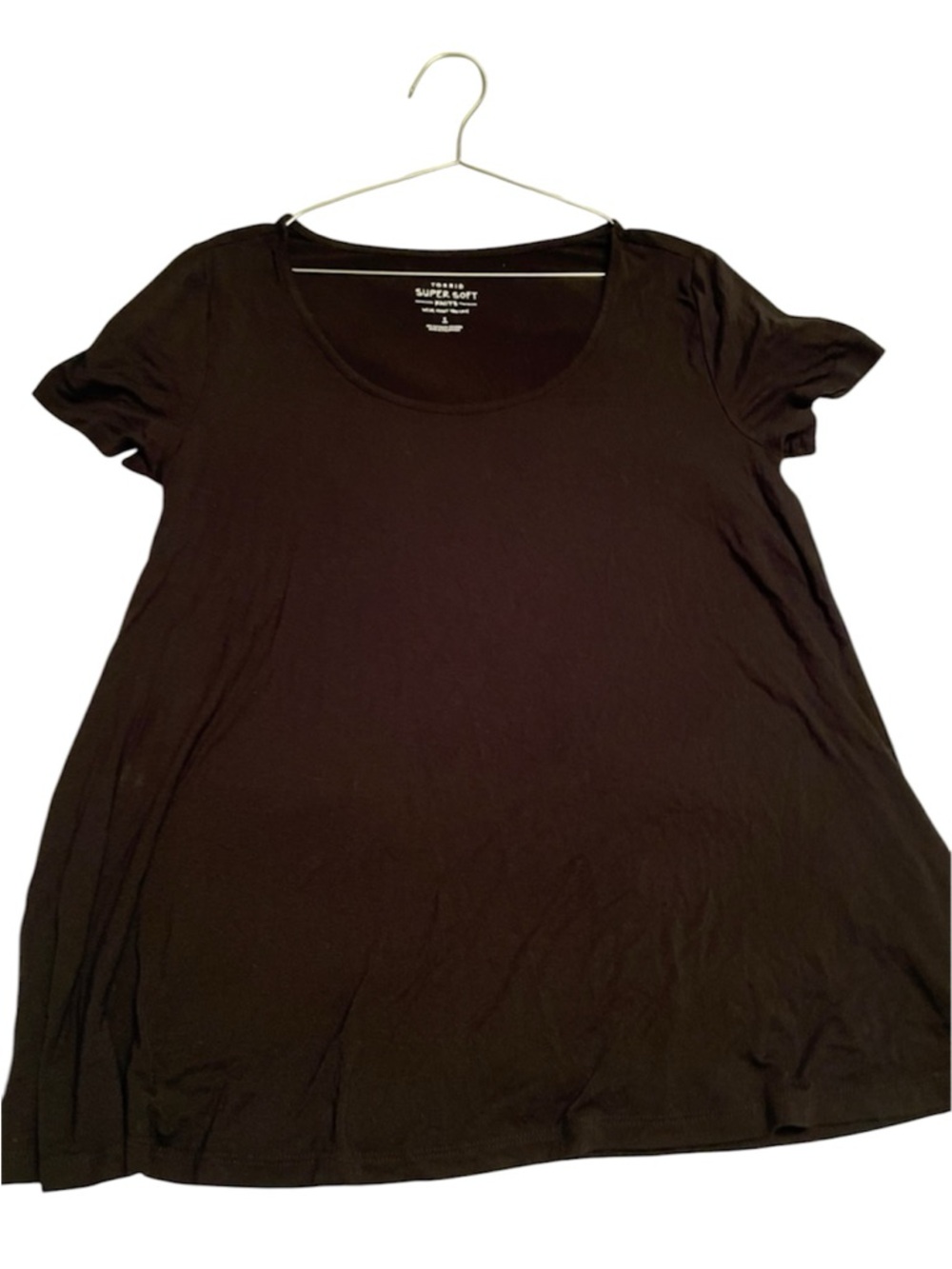 Torrid super soft Classic Black Scoop Neck Women's Top 1x
